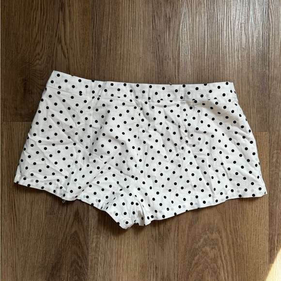 Peppermayo Black and White Polka Dot High Waist Shorts (Coastline Mini Shorts) - Picture 6 of 6